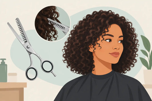 When to Use Texturizing Shears on Curly Hair