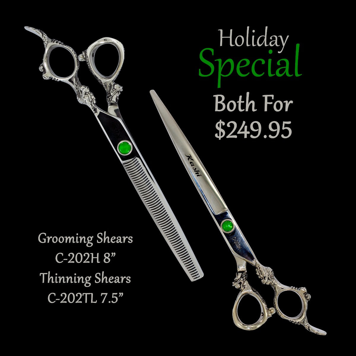 PET GROOMING SHEARS SET