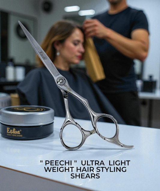 " PEECHI " PROFESSIONAL HAIR STYLING CUTTING SHEARS JAPANESE COBALT STEEL
