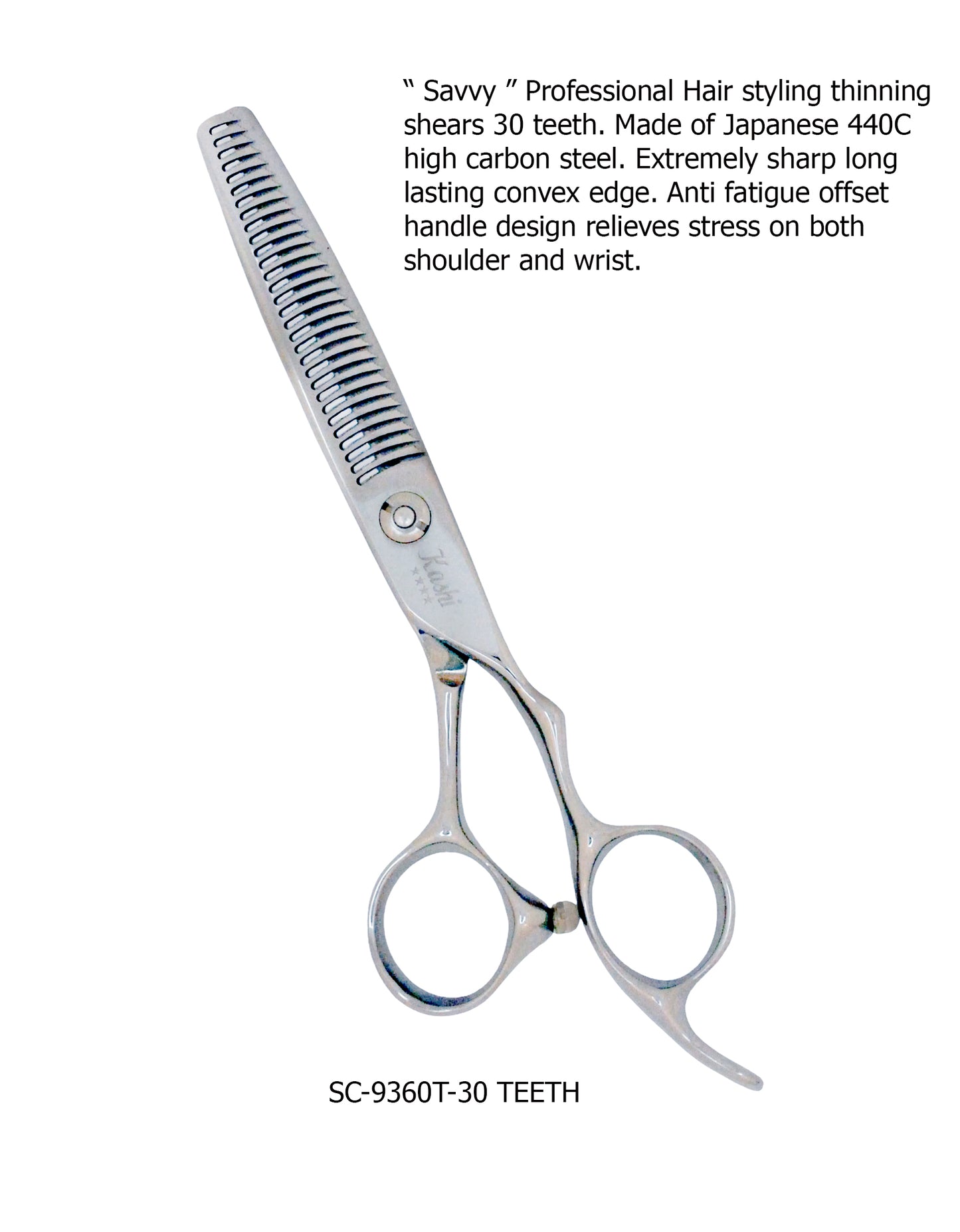 " SAVVY " PROFESSIONAL HAIR STYLING CUTTING SHEARS JAPANESE STEEL