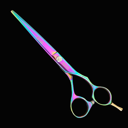 PROFESSIONAL RAINBOW TITANIUM COATING CUTTING SCISSORS / SHEARS