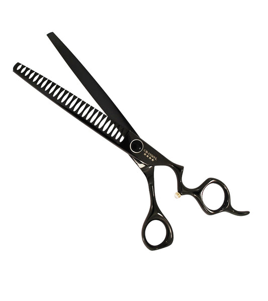 " SOLACE " PROFESSIONAL DOG GROOMING CHUNKER / TEXTURIZING SHEARS 7.5" 26 TEETH