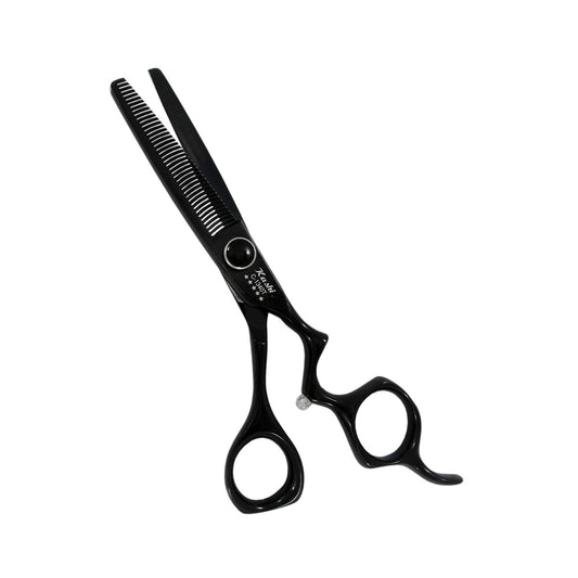 " SOLACE " BLACK PROFESSIONAL HAIR STYLING THINNING SHEARS 6" 42 TEETH