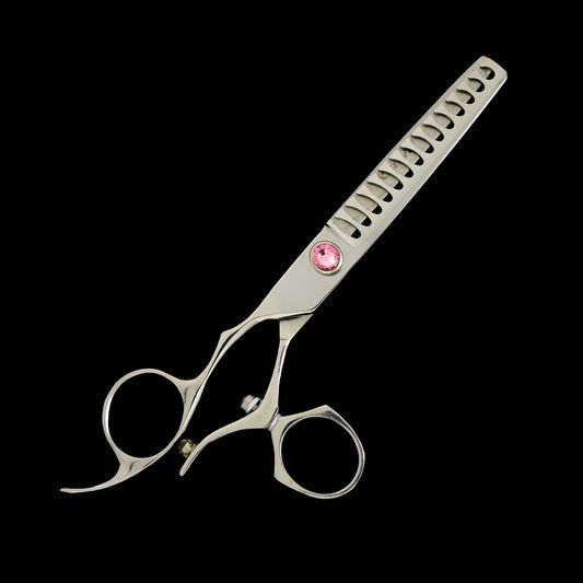 LEFT HAND SWIVEL THUMB THINNING / TEXTURIZING SHEARS  15 TEETH  6"