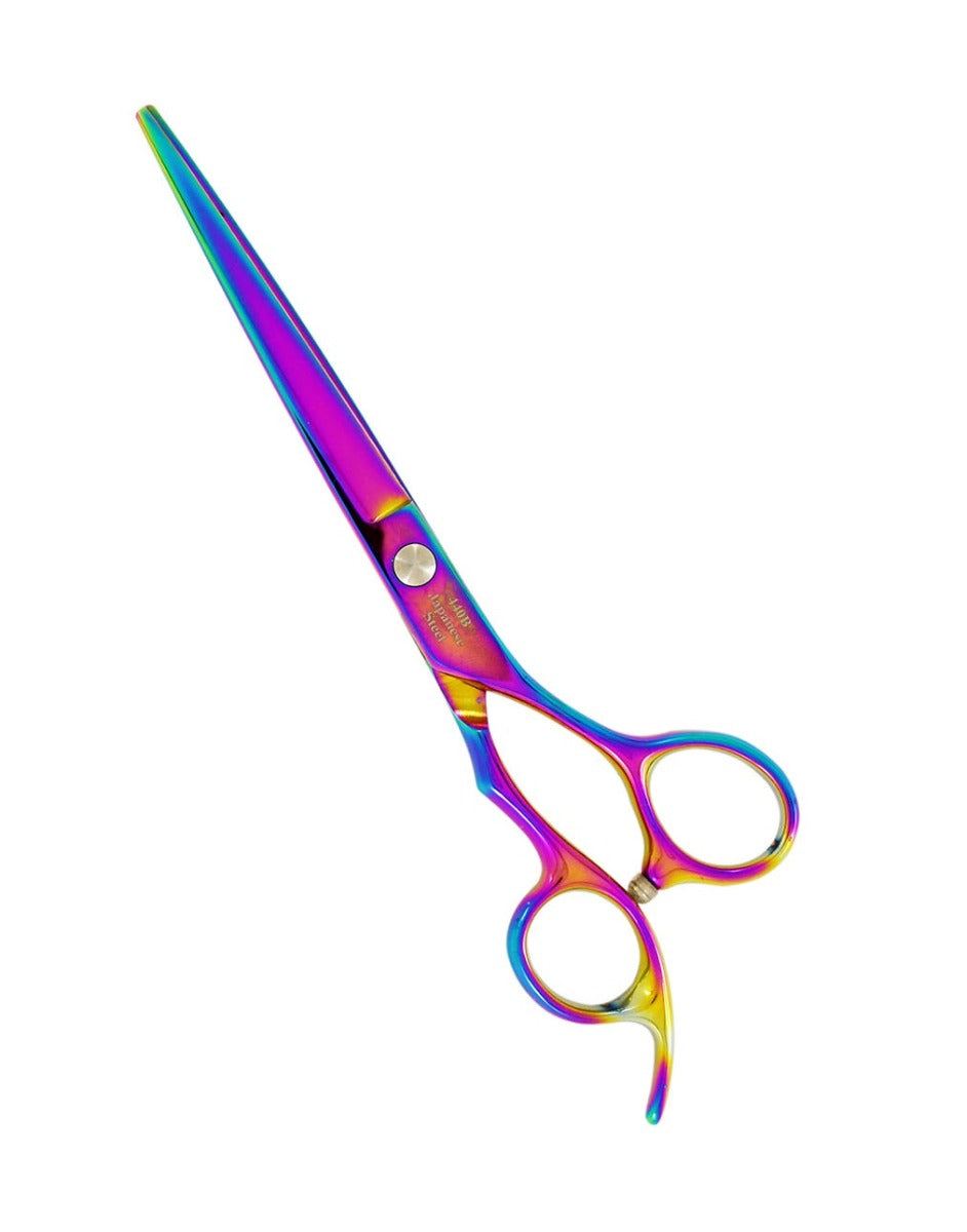 ADVANCE STUDENT HAIR STYLING CUTTING SHEARS / SCISSORS RAINBOW TITANIUM COATED