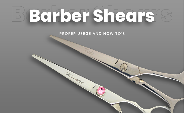Kashi B-0775 Professional Hair Cutting Shears Japanese Steel , 7 inch -  Barber Supplies Shop